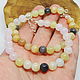 Paired bracelets Honey (quartz). Bracelet set. Selberiya shop. My Livemaster. Фото №5