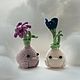 Вязаная игрушка - брелок "лук подснежник". Амигуруми куклы и игрушки. beton_cute. Ярмарка Мастеров.  Фото №5