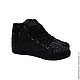 Sneakers from Python. Designer sneakers from Python. Copyright women's shoes from Python. Women's shoes custom. Stylish sneakers from Python handmade. Fashionable shoes from Python. Black leather snea