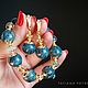 Set of kyanite 'Ocean of desires' necklace-bracelet-earrings. Necklace. Татьяна Петренкофф (Elegance&Style). My Livemaster. Фото №5