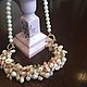 Necklace Bracelet PASTEL pink opal, pearls. Necklace. Anna Chekhonadskaya. Online shopping on My Livemaster.  Фото №2