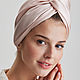 Шелковое полотенце для волос «Sunset Pink», Полотенца, Москва,  Фото №1