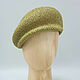 Straw hat hooligan. Color olive, Caps1, Moscow,  Фото №1