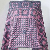 Одежда handmade. Livemaster - original item Warm knitted poncho. Handmade.