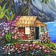 Order "Huts on the shore" oil Painting. Kind paintings by Irina Belozerova. Livemaster. . Pictures Фото №3