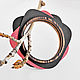 Bracelet made of wood black with red. Hard bracelet. TETstudio. Ecostyle.. Online shopping on My Livemaster.  Фото №2