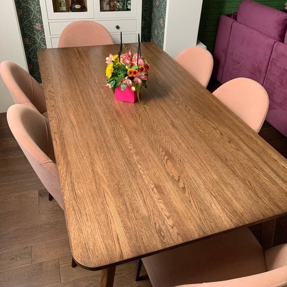 Столы: Обеденный стол из массива дуба в скандинавском стиле Kita в ...