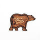 Order Wooden cedar menagerie for serving dishes and snacks. MG75. ART OF SIBERIA. Livemaster. . Scissors Фото №3