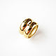 Ring with a slot, gold wide ring minimalism. Rings. Irina Moro. My Livemaster. Фото №4