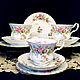 Винтаж: ЧАЙНЫЕ  ТРИО  Moss Rose от  Royal Albert Англия. Сервизы винтажные. ДУШЕВНАЯ КОЛЛЕКЦИЯ. Интернет-магазин Ярмарка Мастеров.  Фото №2