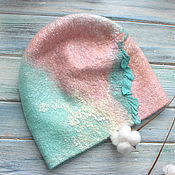 Аксессуары handmade. Livemaster - original item Felted hat March. Handmade.