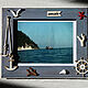 Order Big photo frame THE SEA - IS HAPPINESS. Boutique  OCEANOFLOVE (oceanoflove). Livemaster. . Photo frames Фото №3