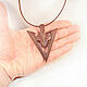 Pendant - Amulet made of wood 'Arrowhead'. Pendant. OakForest Wooden Jewelry. My Livemaster. Фото №5