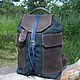 Copy of Wool & leather backpack Aviator (Teen), Men\\\'s backpack, St. Petersburg,  Фото №1