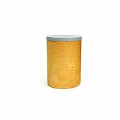 Для дома и интерьера handmade. Livemaster - original item Storage jar with lid D10 H14,5. Birch bark basket. Handmade.
