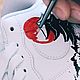 Кроссовки белые, кастом кроссовок Nike Air Force,япония,ручная роспись. Кроссовки. Olgavolgoart. Роспись одежды и обуви. Кастом. Ярмарка Мастеров.  Фото №13