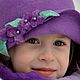 Шляпка детская "Маленькая леди", Шляпы, Новокузнецк,  Фото №1