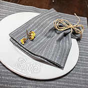 Для дома и интерьера handmade. Livemaster - original item Linen napkin for kitchen table Molinia. Handmade.