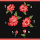 Embroidery applique roses Russian style badge patch. Applications. materials for creative Anna Sintez. Online shopping on My Livemaster.  Фото №2