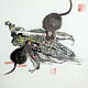 Китайская живопись Мечты сбываются(картина в детскую мышка крыса, Картины, Москва,  Фото №1
