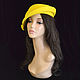 Yellow yoke. Hats1. Novozhilova Hats. My Livemaster. Фото №5