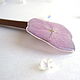 A wooden stud made of beech with a real Lilac Hydrangea flower. Hairpin. WonderLand. My Livemaster. Фото №6
