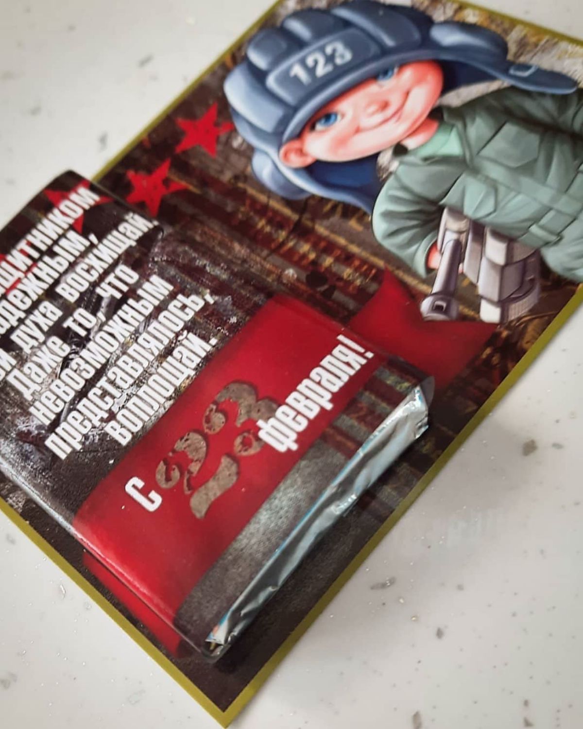 Мини презент Танкист на 23 февраля заказать на Ярмарке