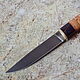Knife 'Peshets-1' h12mf birch bark stab.karelka. Knives. Artesaos e Fortuna. My Livemaster. Фото №4