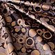 Genuine leather Lilac-gray with bronze circles 0,55 mm, Leather, Ankara,  Фото №1