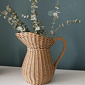 Для дома и интерьера handmade. Livemaster - original item Wicker jug. Handmade.