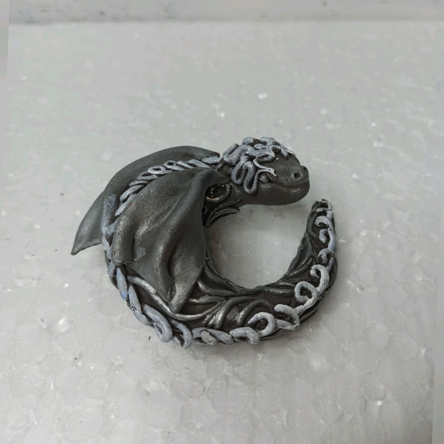 Мини-дракончик в интернет-магазине на Ярмарке Мастеров | Мини фигурки и ...