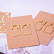 Канцелярские товары handmade. Livemaster - original item Bookmarks for a notebook, books made of brass !. Handmade.