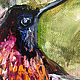 Order Hummingbird, oil painting on canvas, bird painting. myfoxyart (MyFoxyArt). Livemaster. . Pictures Фото №3