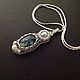 Order Silver pendant with labradorite 'Obsession'. Ludmila (Ludmila-biser) (Ludmila-biser). Livemaster. . Pendants Фото №3