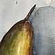 Order The painting 'still life with pear'. Regina Kuyukova. Livemaster. . Pictures Фото №3