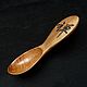 Camping spoon of plum with the character ' Zen'. Spoons. Collectible wooden spoons. Online shopping on My Livemaster.  Фото №2