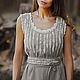Сарафан льняной «Лада из коллекции «Купальская ночь». Сарафаны. Творческая мастерская 'Сундучок' (MoiSunduschok). Ярмарка Мастеров.  Фото №4