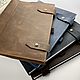 Leather notebook A4 rings, Diaries, Moscow,  Фото №1