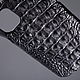 Crocodile leather case for any iPhone/Samsung/Sony model. Case. CrocShop. My Livemaster. Фото №5