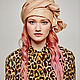 Convertible turban of cotton nude color. Panama. TURBAN SVS. Online shopping on My Livemaster.  Фото №2