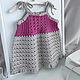 Order Sundress, children's knitted dress for girls 0-3 months. babyshop. Livemaster. . Childrens Dress Фото №3