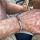 Bracelet made of natural stones and bronze Mandalorian. Bead bracelet. MintTiger. Online shopping on My Livemaster.  Фото №2