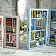 Miniature libraries 1 and 2. Miniature figurines. Decoupage. My Livemaster. Фото №4
