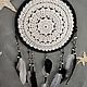 Ловец снов: Черно-Белое Кружево. Ловцы снов. Oxy_crafts (oxydreamcatcher). Ярмарка Мастеров.  Фото №6