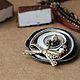 Pin brooch: made of 'Ptifur' leather, Brooches, Peterhof,  Фото №1