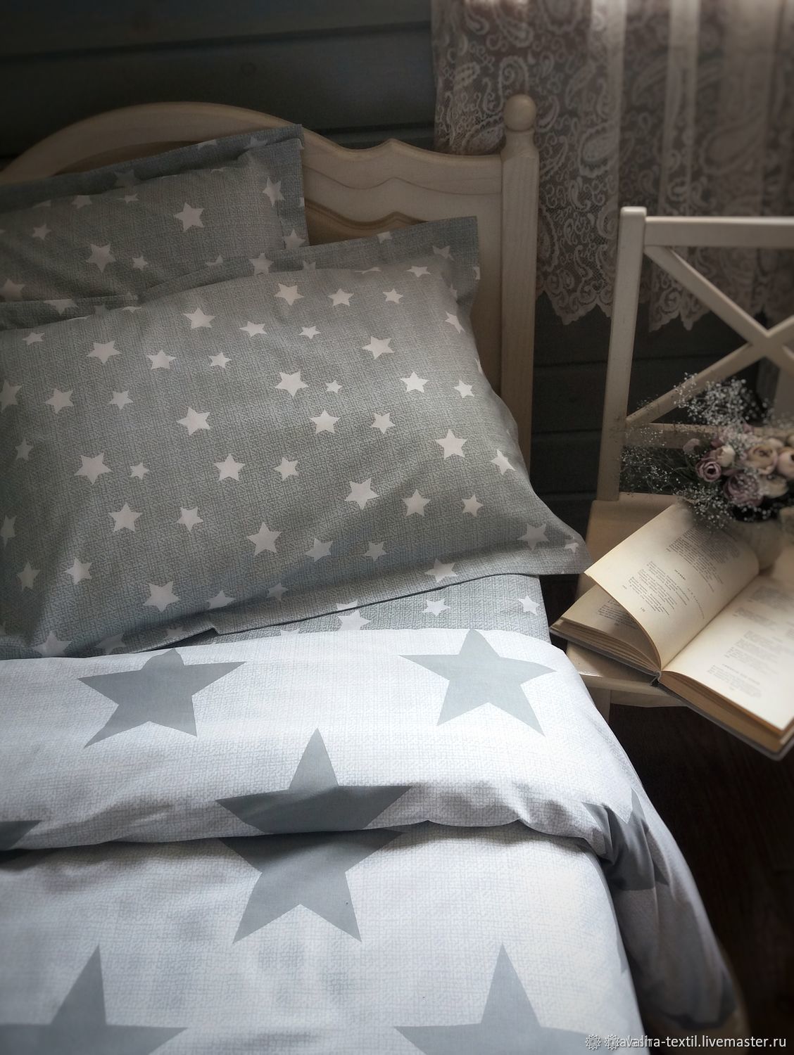 Bed Linen Orion Online On Livemaster With Shipping Home Textiles Carpets Handmade Bed Linen Orion Sweet Things My
