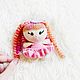 Crocheted baby doll handmade, Amigurumi dolls and toys, Novokuibyshevsk,  Фото №1