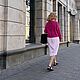 Women's knitted fuchsia cardigan made of pure cotton in stock. Cardigans. Kardigan sviter - женский вязаный свитер кардиган оверсайз. Online shopping on My Livemaster.  Фото №2