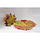 Openwork dish Autumn maple 40 cm. Plates. Elena Zaychenko - Lenzay Ceramics. Online shopping on My Livemaster.  Фото №2