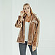 Beaver fur bomber jacket in brown, Fur Coats, Moscow,  Фото №1